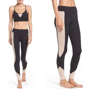 Koral leggings blk/tan size small EUC